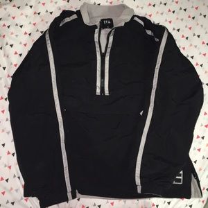 Cute Black LF Quarter Zip Windbreaker